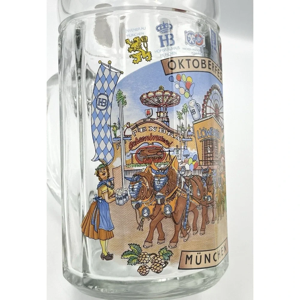 Vtg Oktoberfest München Beer Stein 8